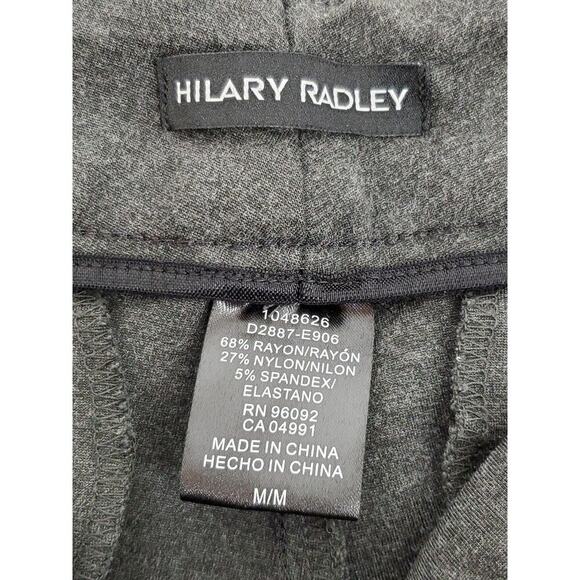 HILARY RADLEY Women's Dark Gray Stretch Pants Sz M - Picture 6 of 7